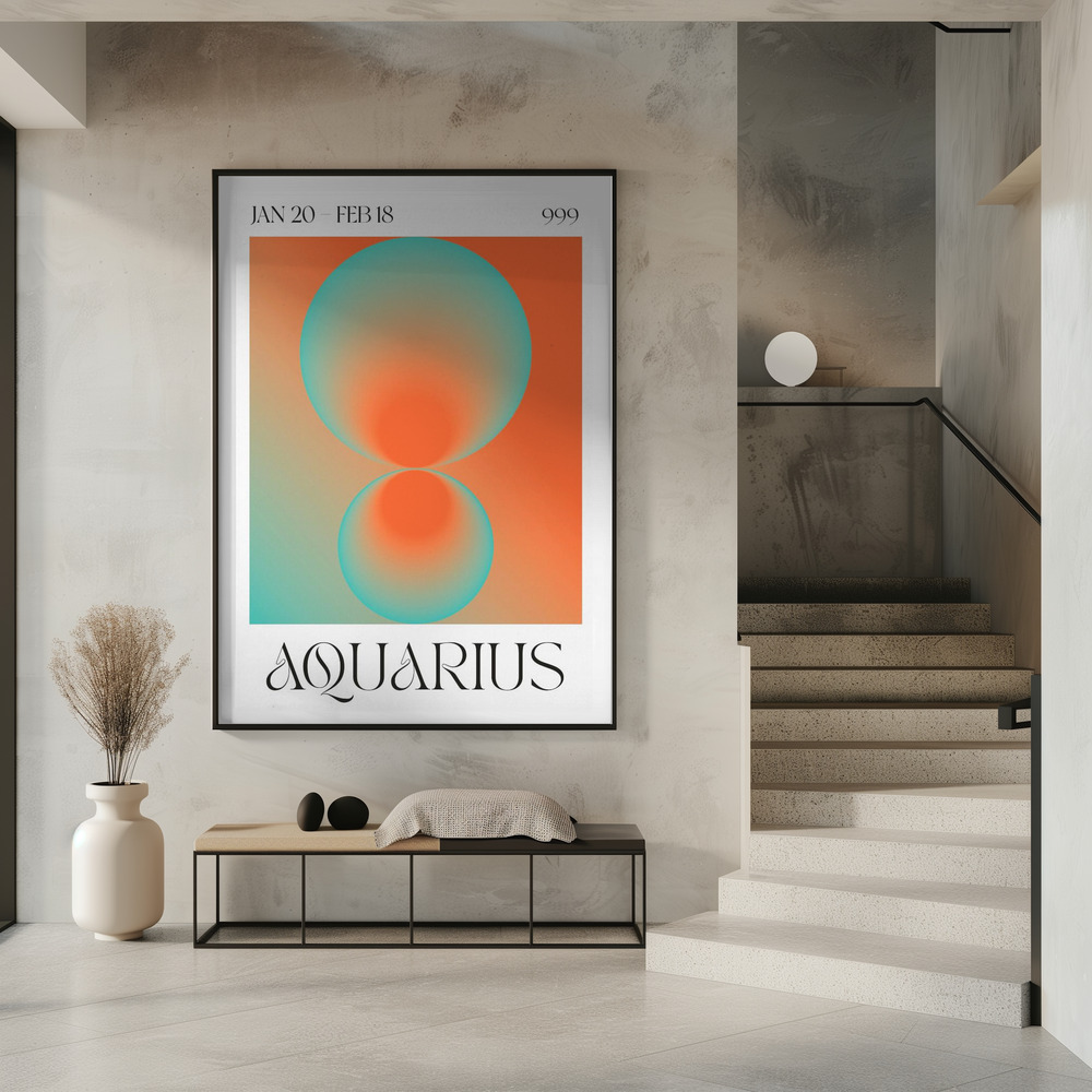 Poster - Aquarius im Eingang