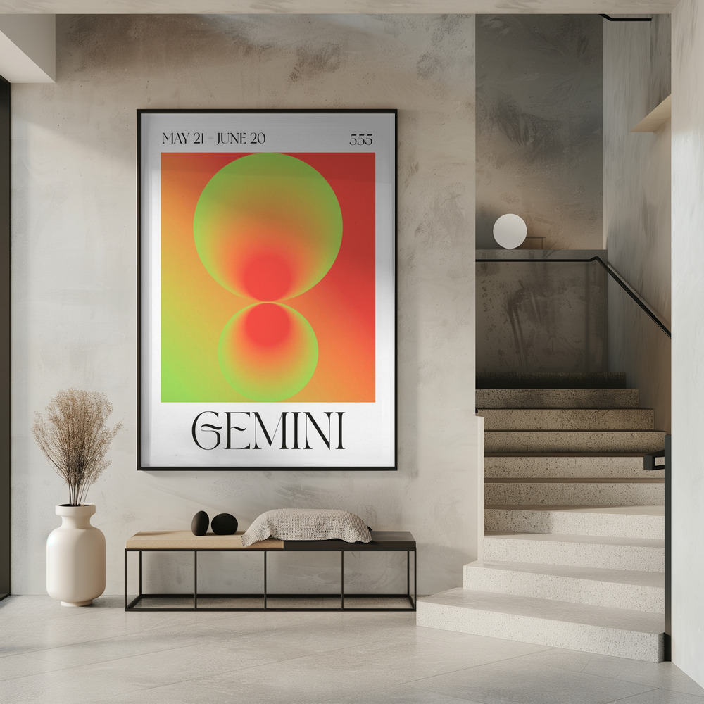 Poster - Gemini im Eingang