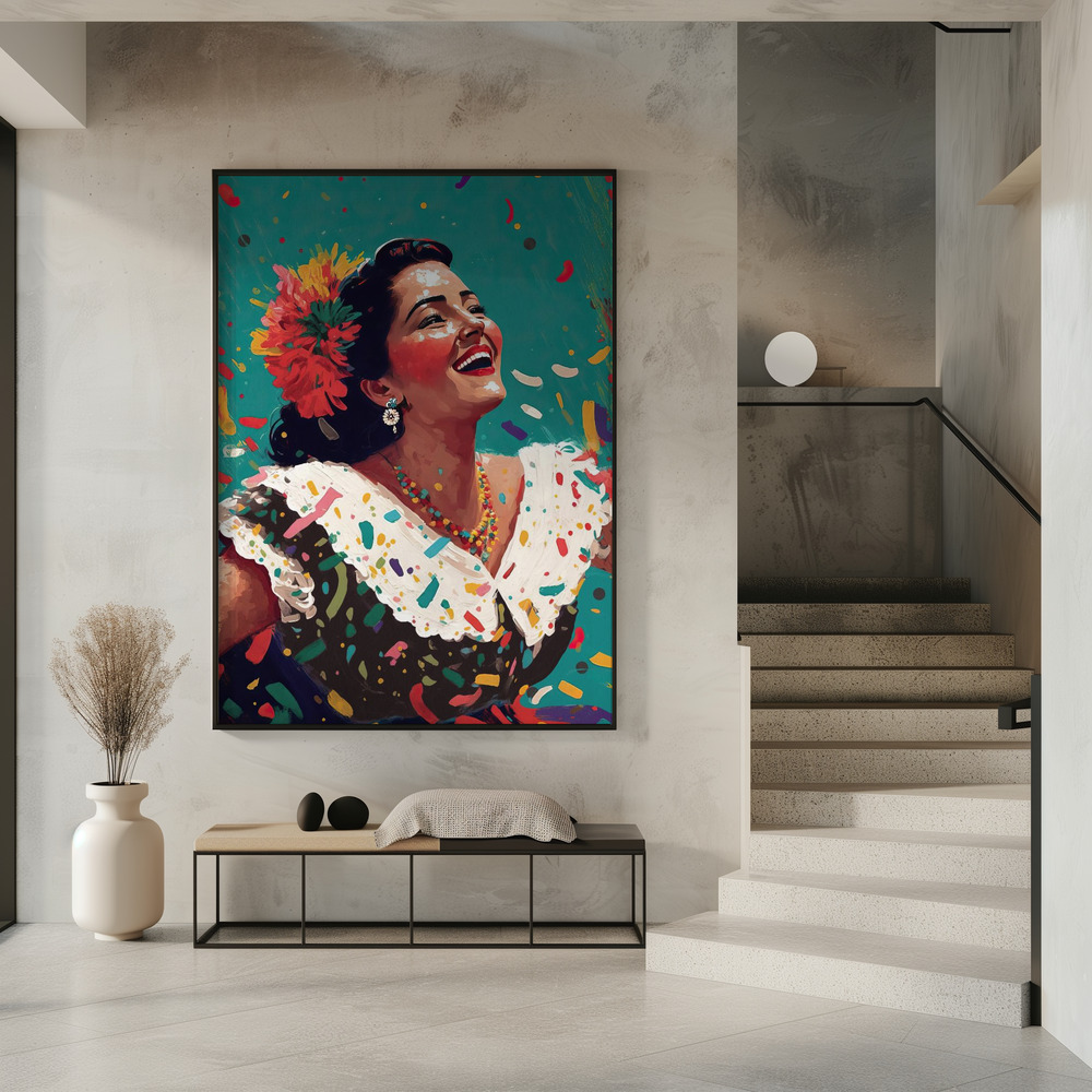 Poster - A Beautiful Day im Eingang