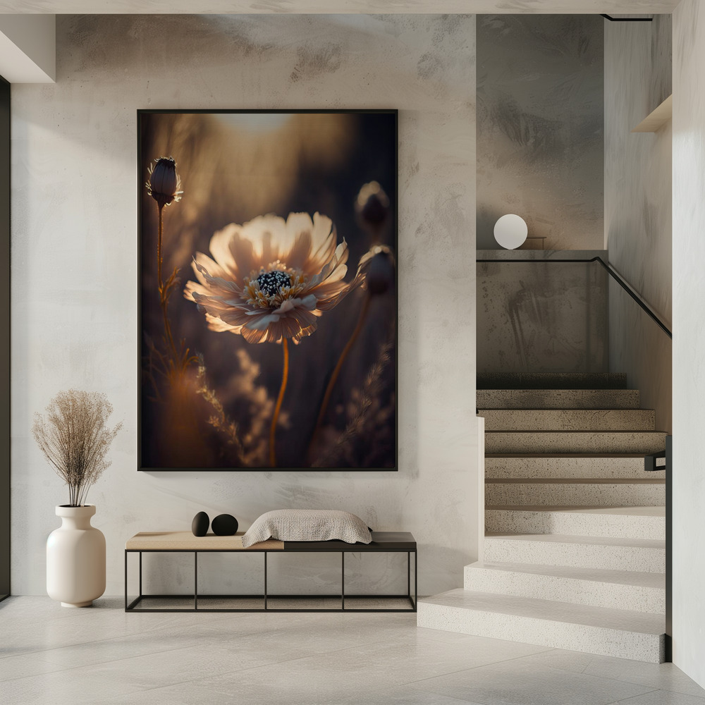 Poster - Flower in Morning Sun in entrance