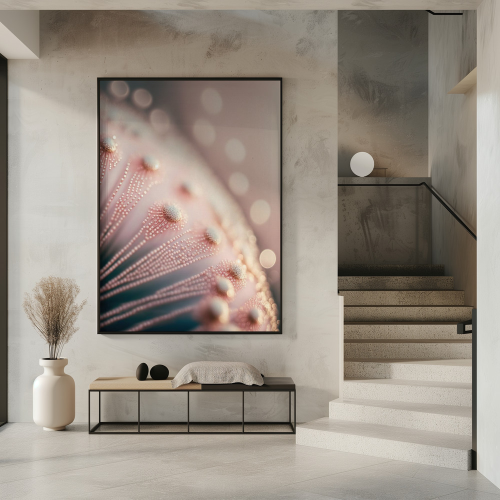 Poster - Pastel Pink Macro in entrance