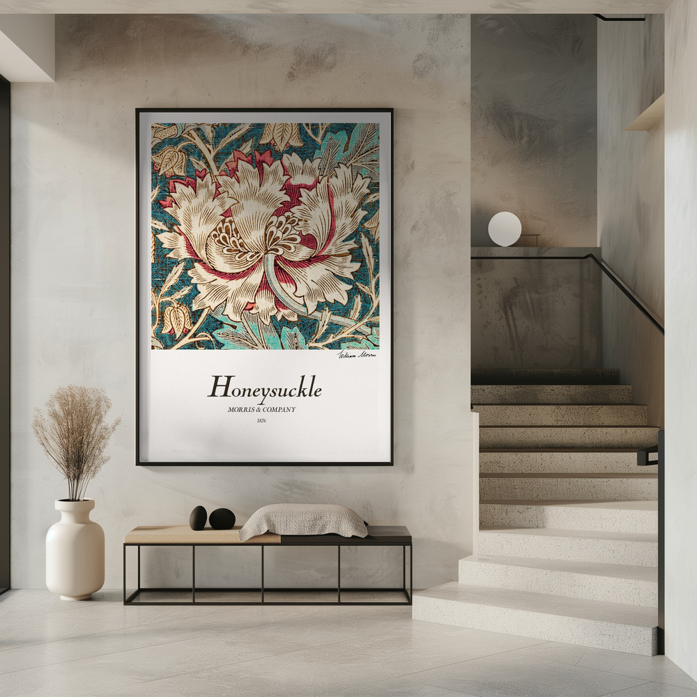 Poster - Honeysuckle in entrance