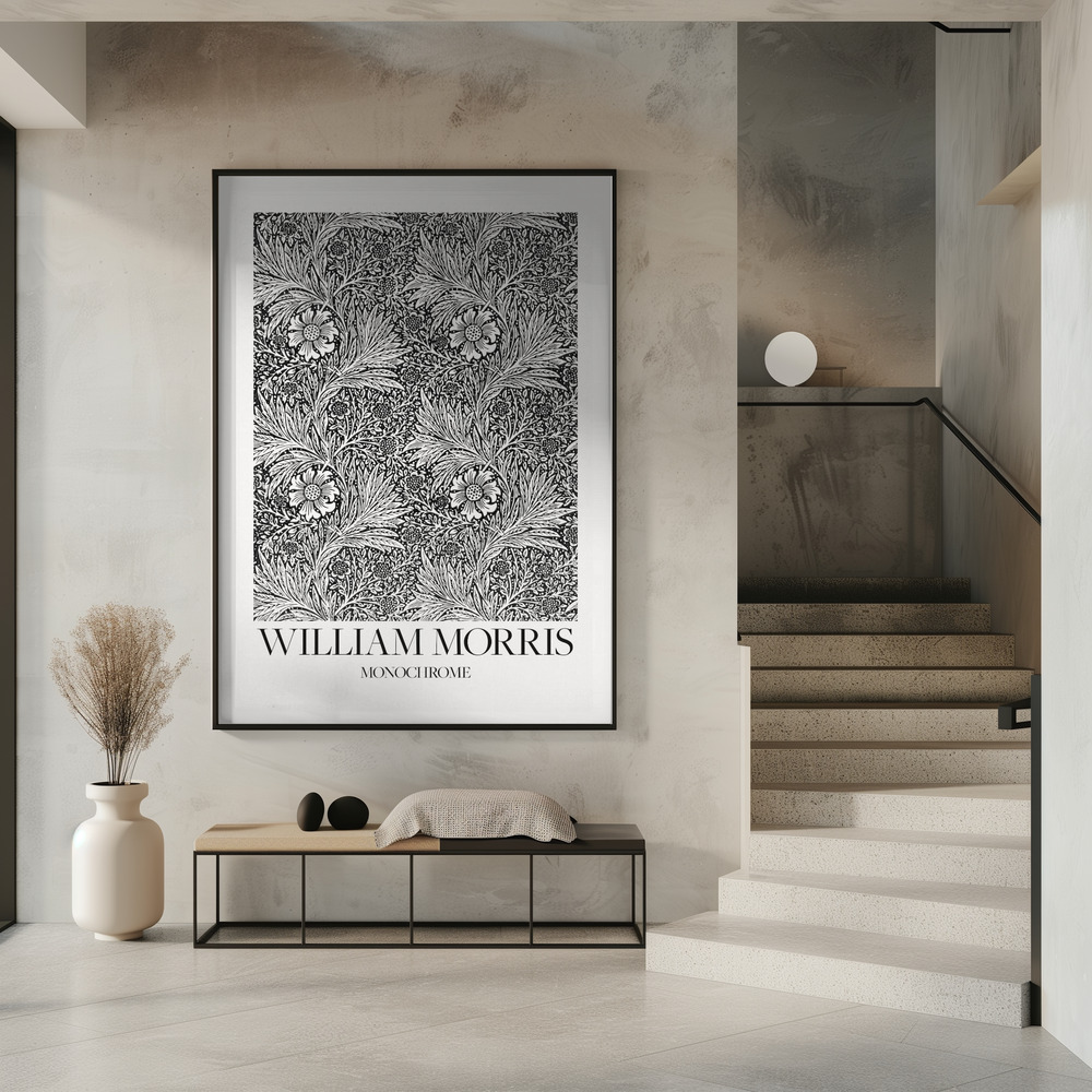 Poster - Marigold Monochrome im Eingang