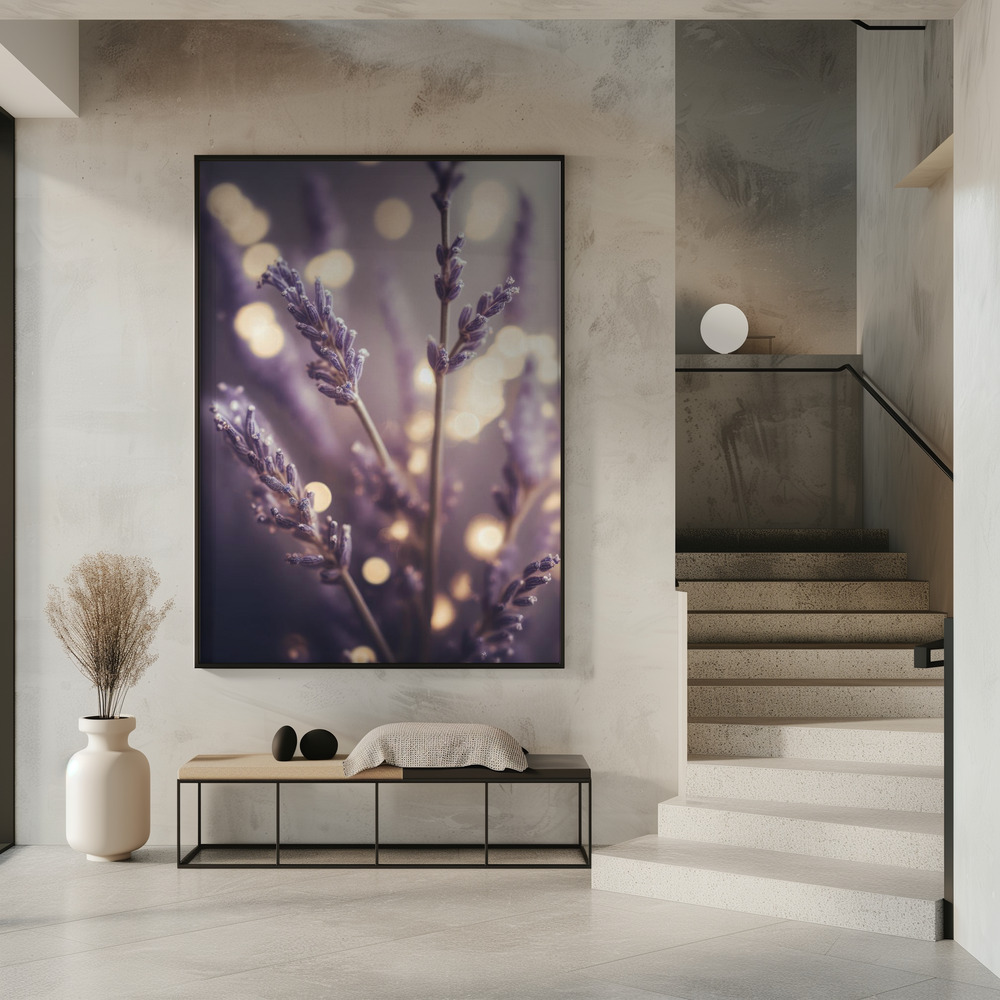 Poster - Lavender Detail in entree
