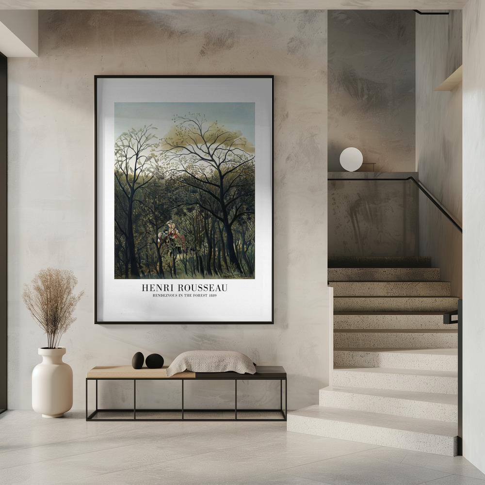 Plakat - Rendezvous In The Forest przy wejściu