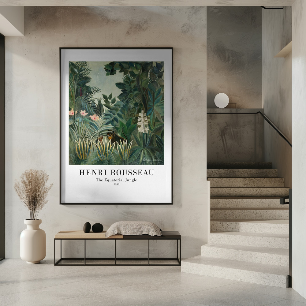 Plakat - The Equatorial Jungle przy wejściu