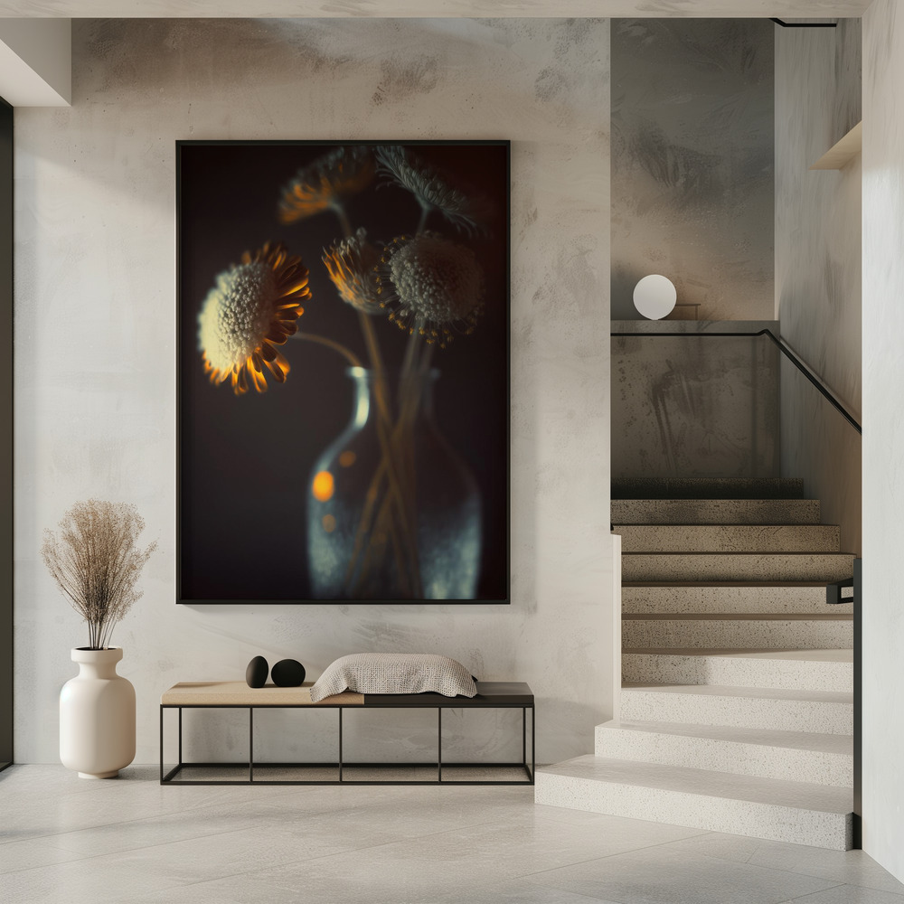 Poster - Flowers In Low Light in entrance
