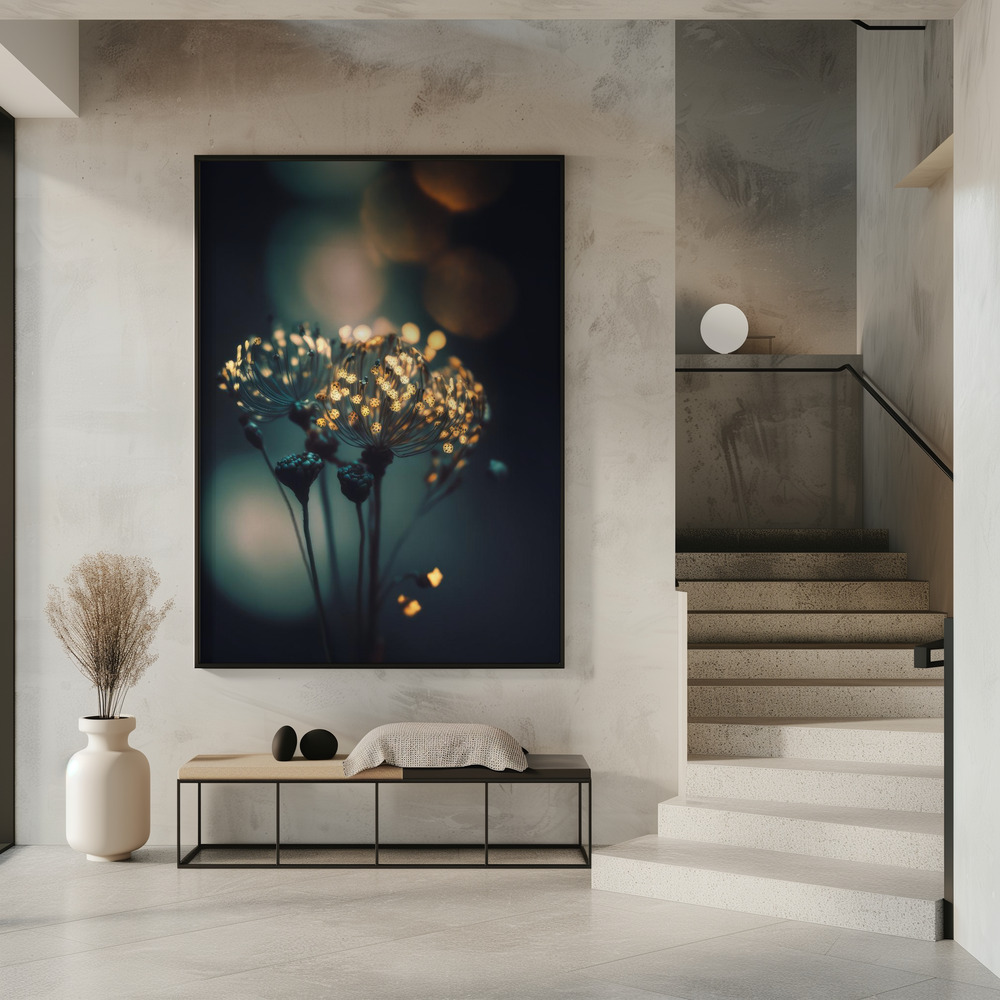 Plakat - Glowing Dots i indgangen
