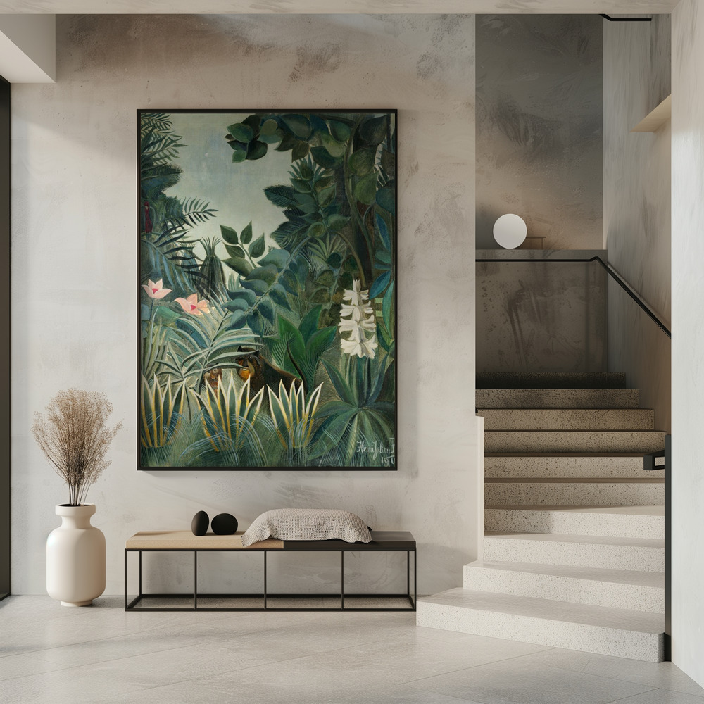 Plakat - The Equatorial Jungle przy wejściu
