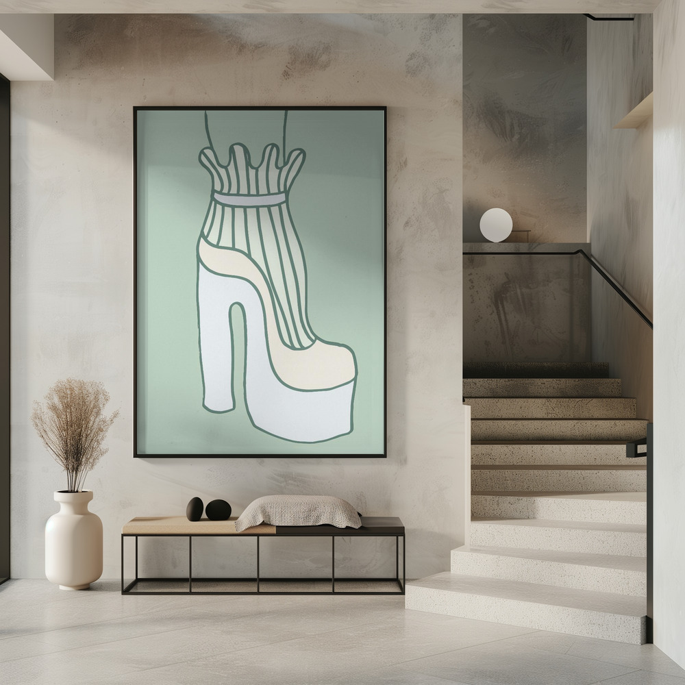 Plakat - Shoe Green i indgangen