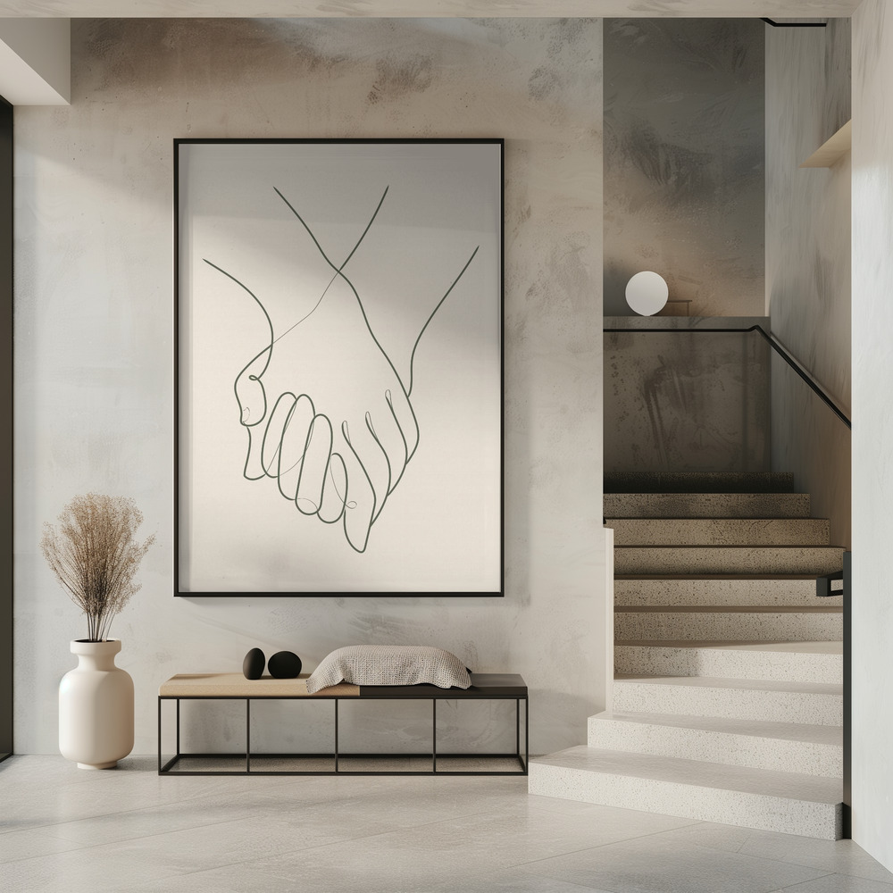 Juliste - Holding Hands Green sisäänkäynnillä