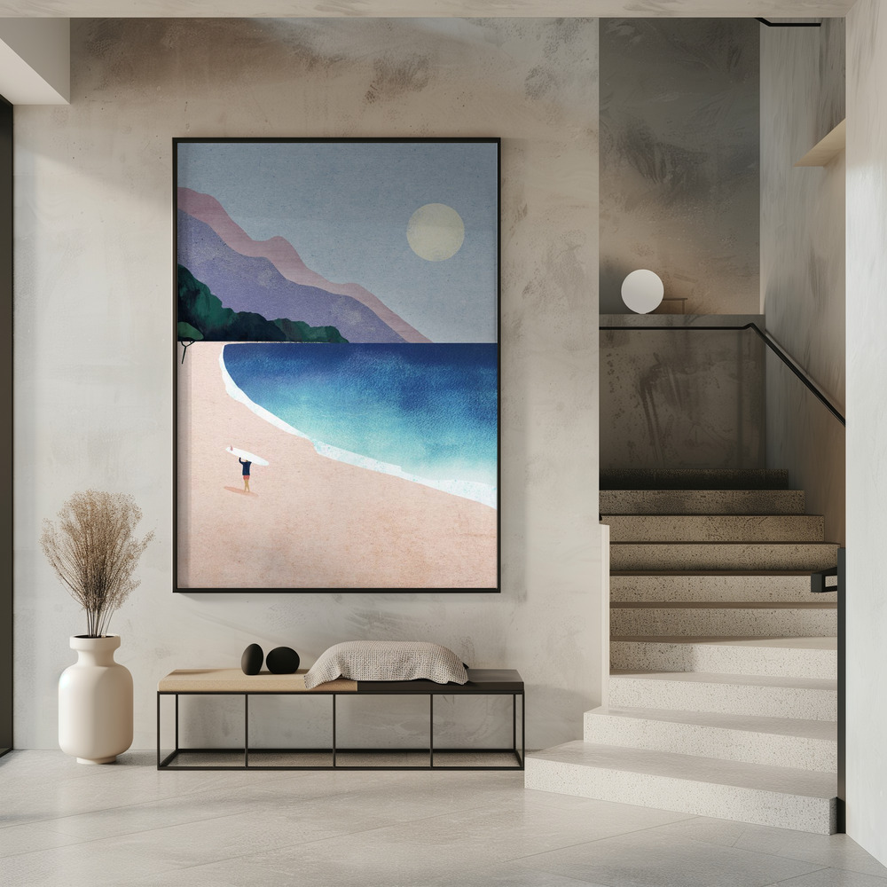 Poster - Surf Beach im Eingang
