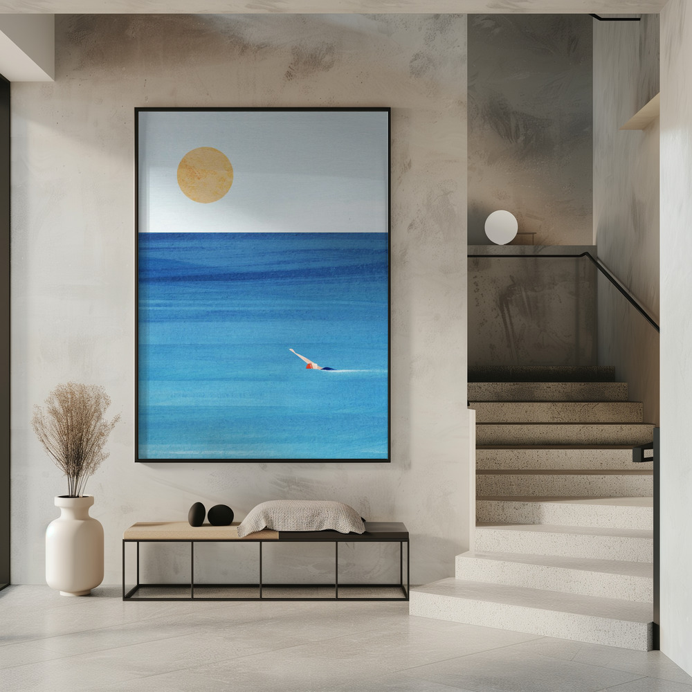 Poster Sea Swim - Affisch i entré