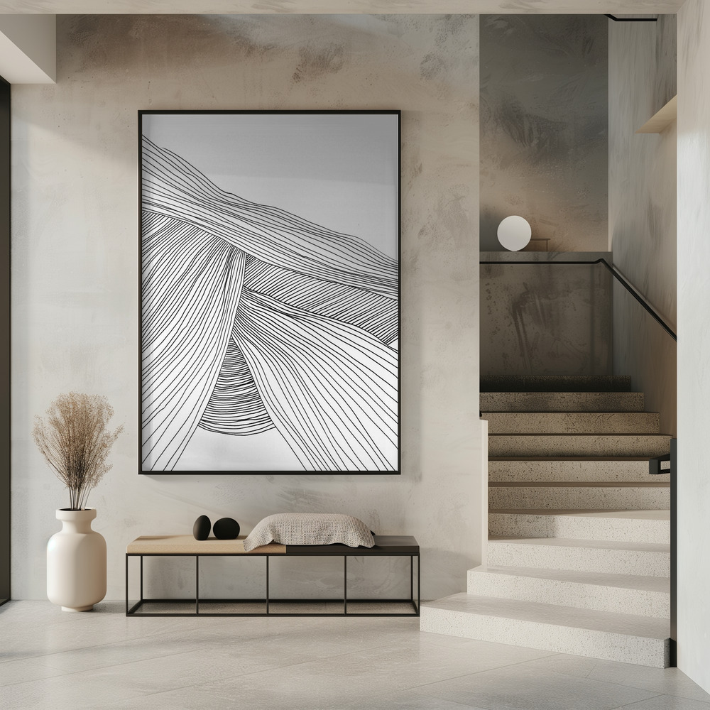 Poster Waves - Affisch i entré