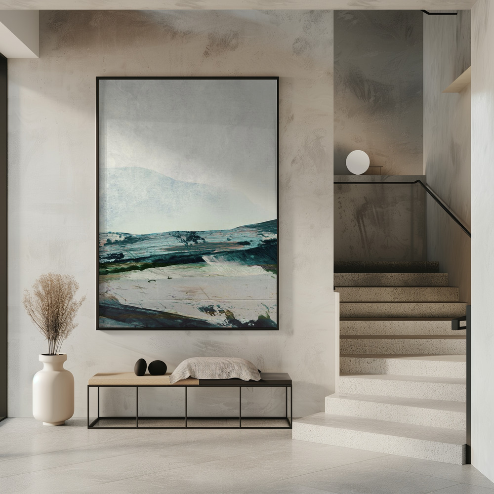 Poster - Mountains in entrance
