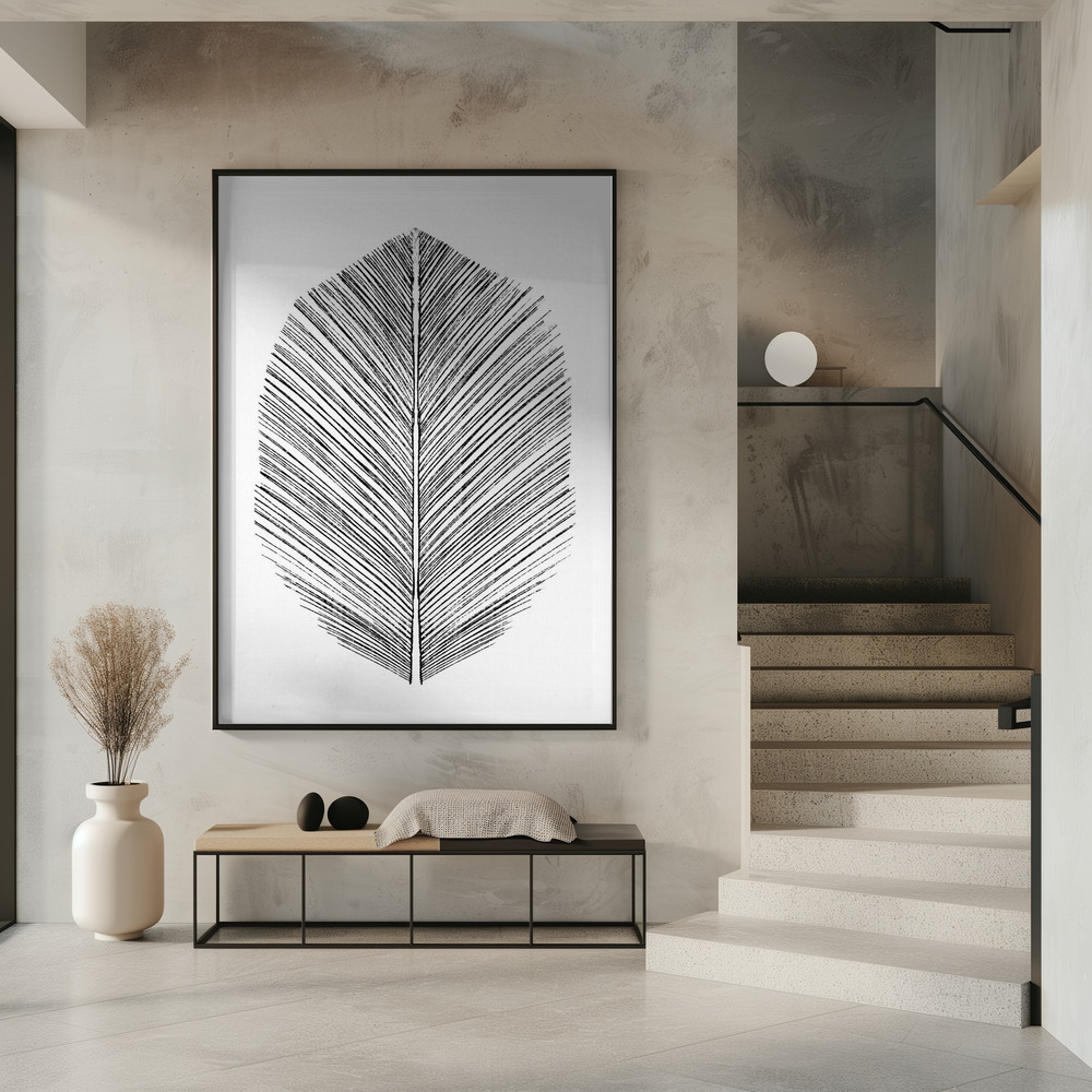 Plakat - Feather i indgangen