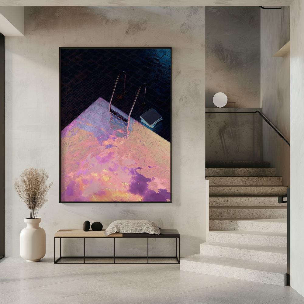 Plakat - VAPORPOOL przy wejściu