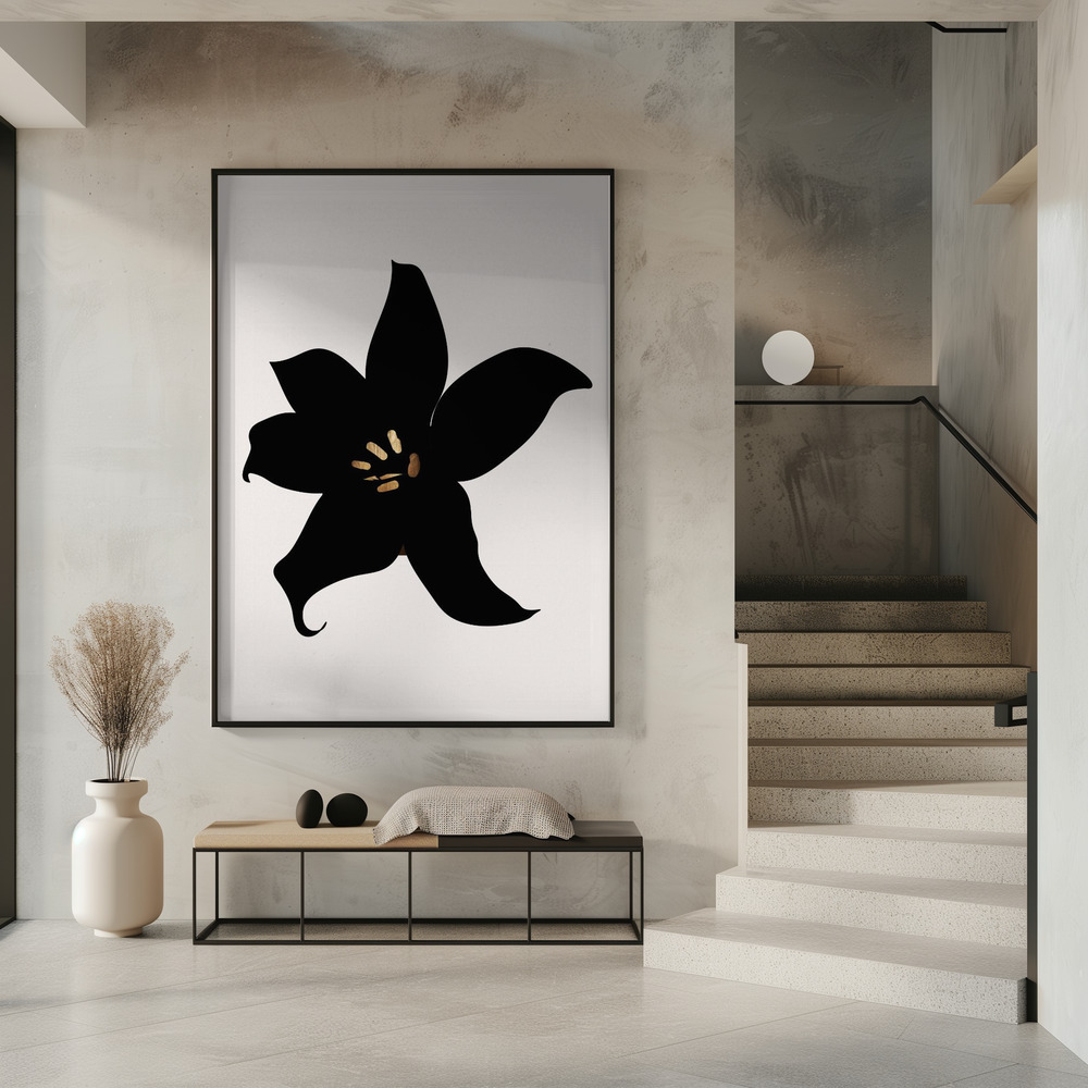 Poster Dark Orchid - Affisch i entré