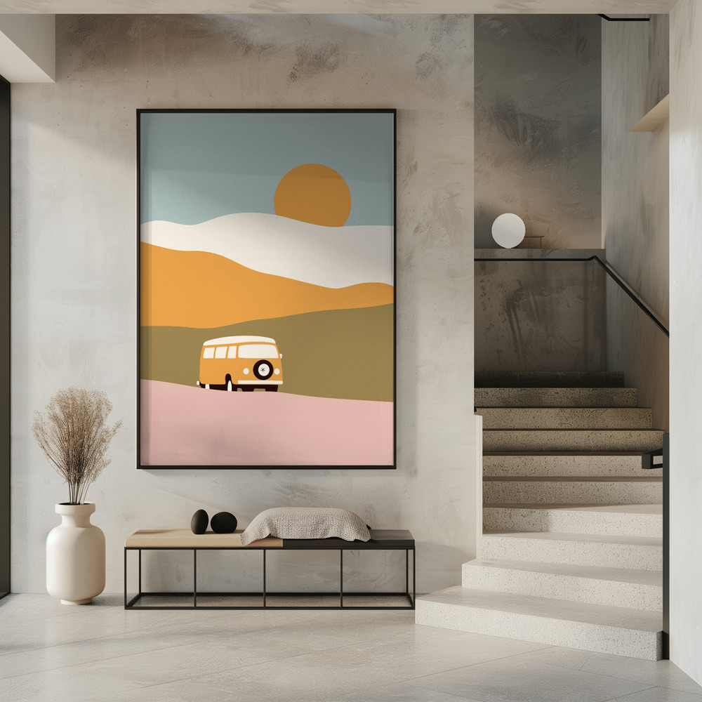 Poster - Van Minimal in entrance