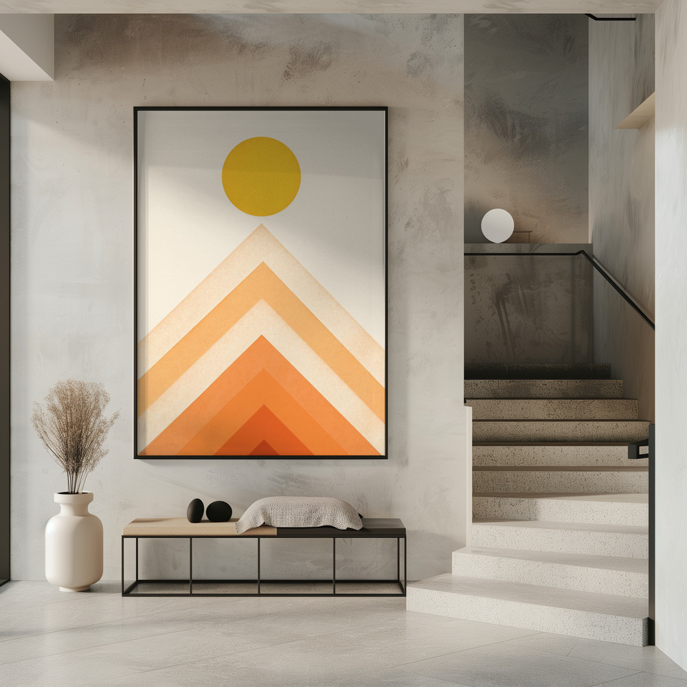 Poster - Mountainscape Nº4 in entrance