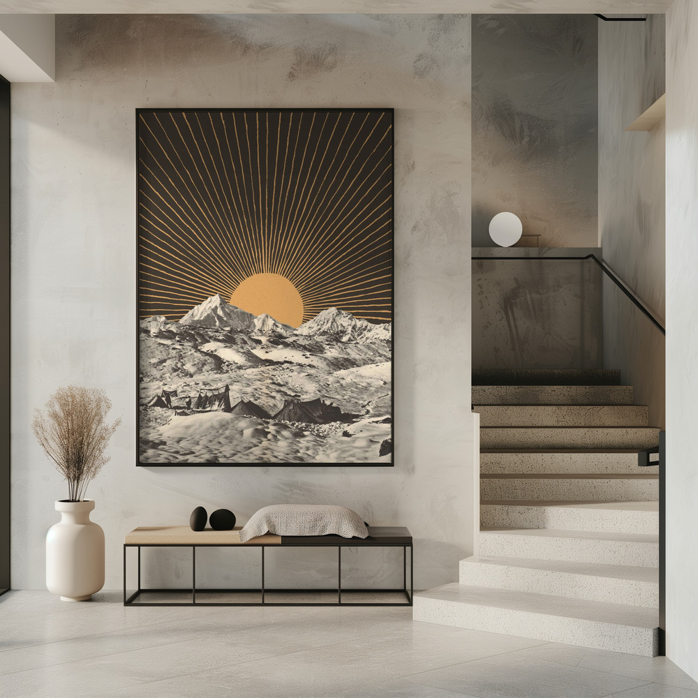 Poster - Mountainscape Nº6 in entrance