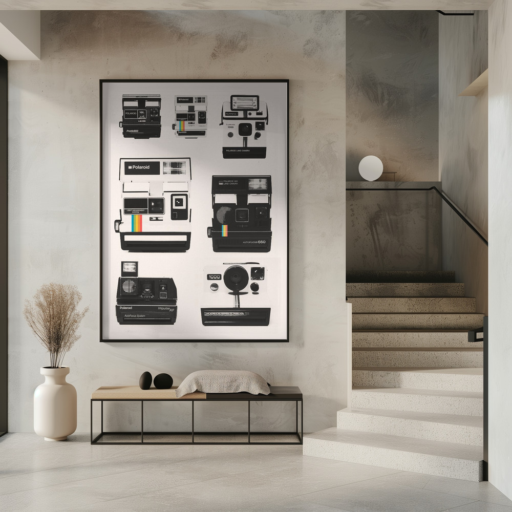 Poster - Instant Camera Collection in entrance
