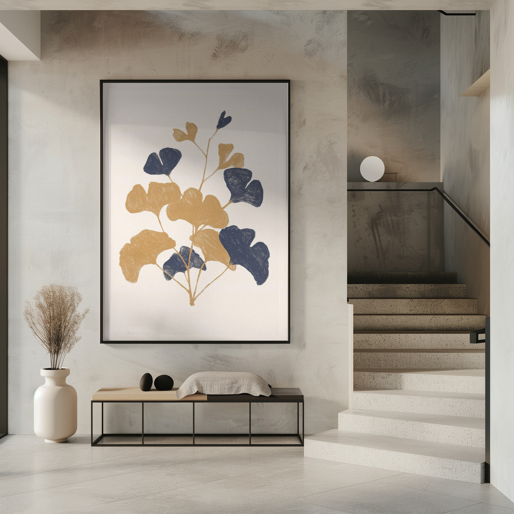 Poster - Golden Ginko in entrance