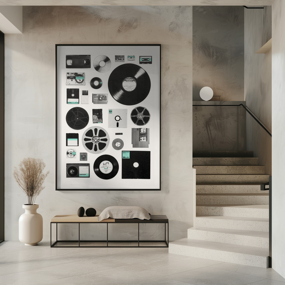 Poster - Data im Eingang