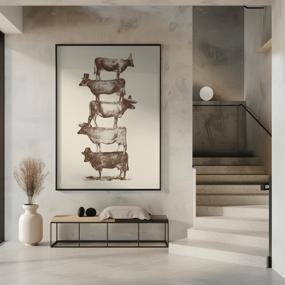 Poster - Cow Cow Nuts in entrance