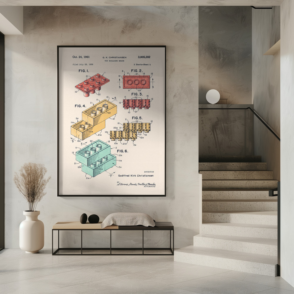 Poster Lego Colors - Affisch i entré