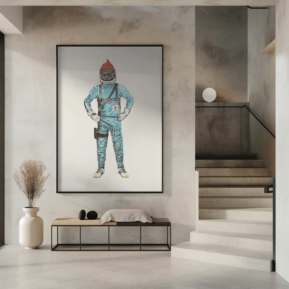 Poster - Zissou In Space in entrance