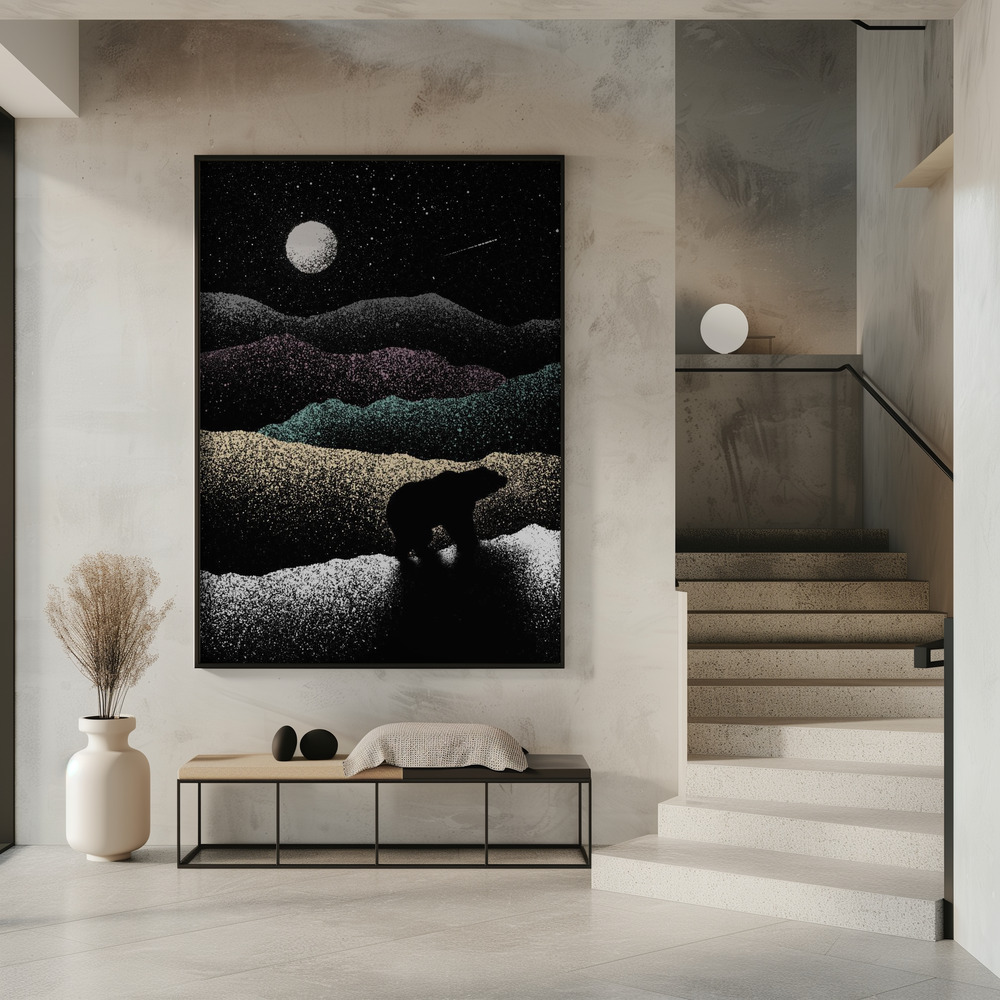 Poster - Wandering Bear in entrance