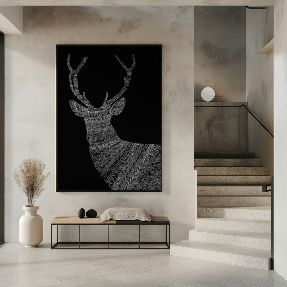 Plakat - Stag Black i indgangen