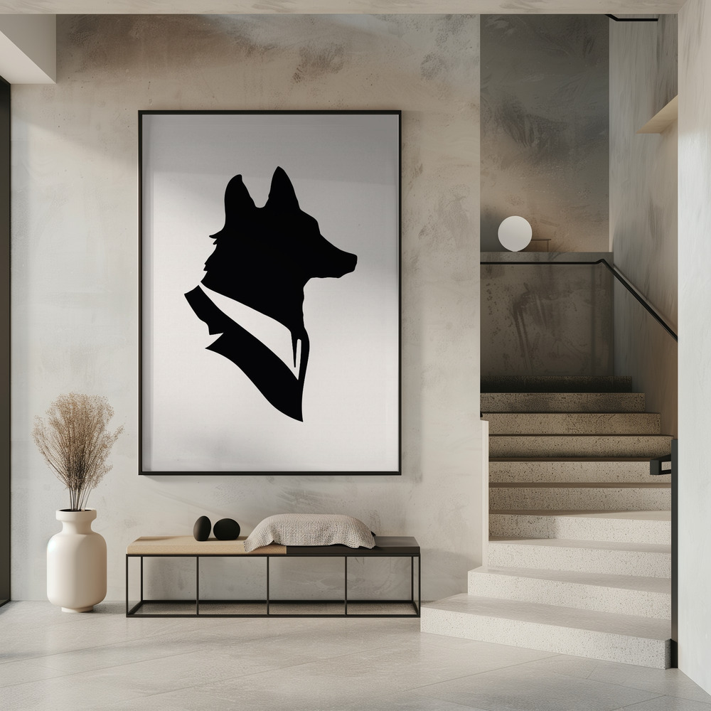 Poster Monsieur Renard - Affisch i entré