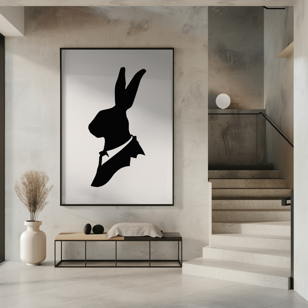 Poster - Monsieur Lapin in entrance