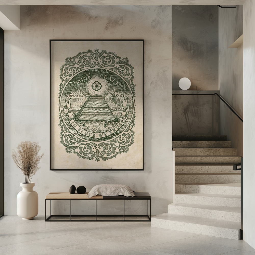 Poster - In Block We Trust in entrance