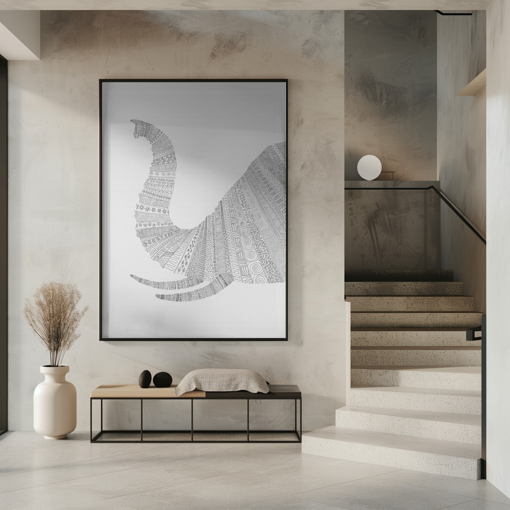 Poster - Elephant Nº5 in entrance