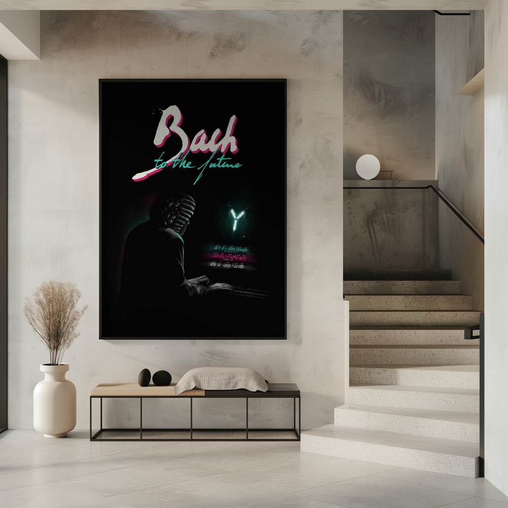 Plakat - Bach To The Future Nº2 i indgangen