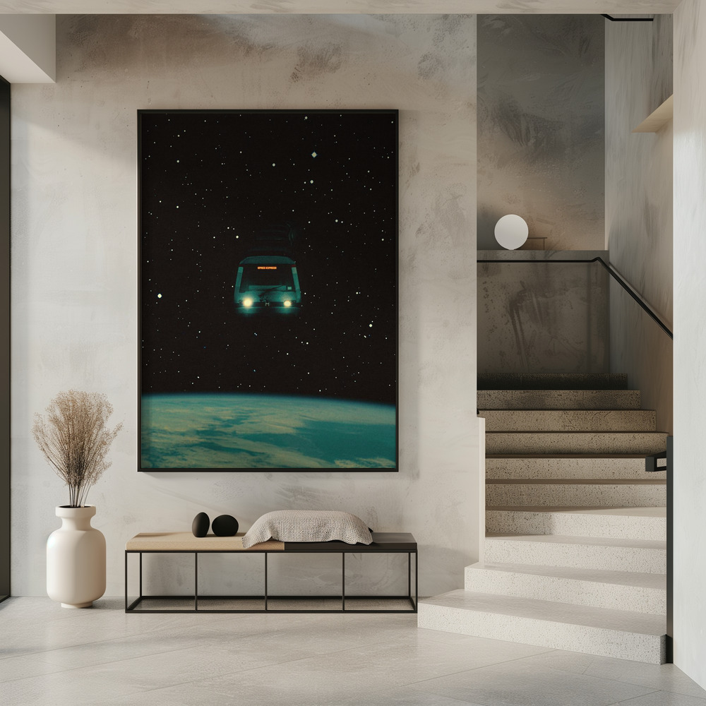 Poster - Space Express in entrance