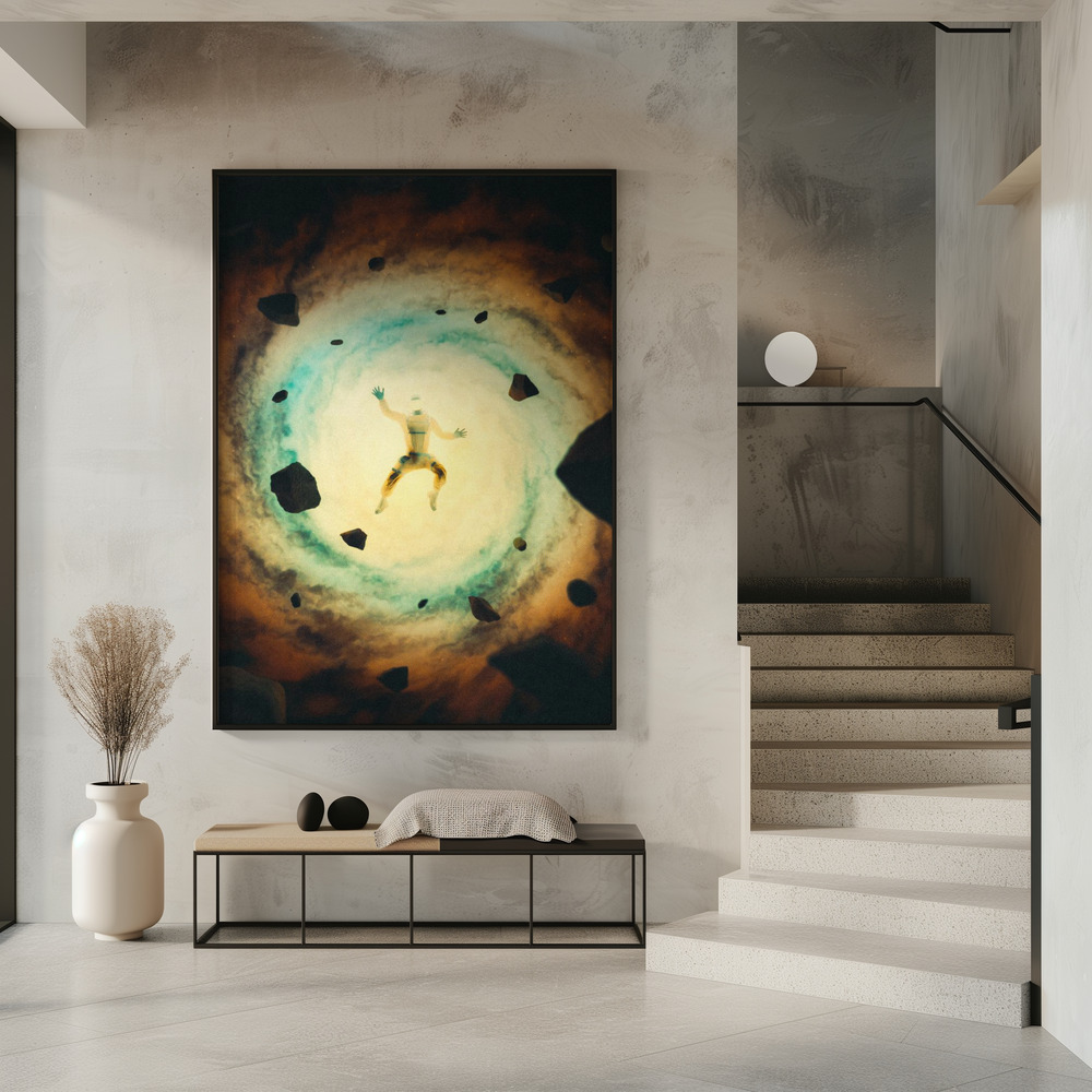 Poster - Falling Behind in entrance