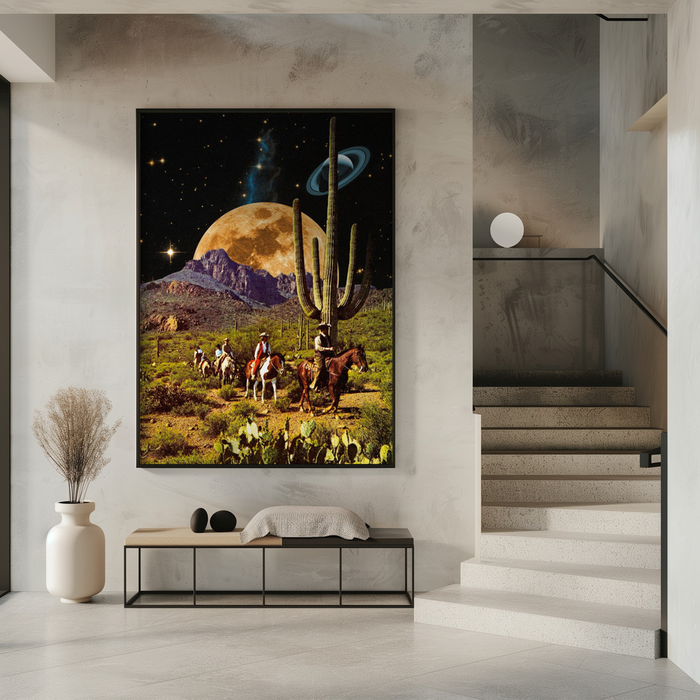 Poster - Space Cowboys in entrance
