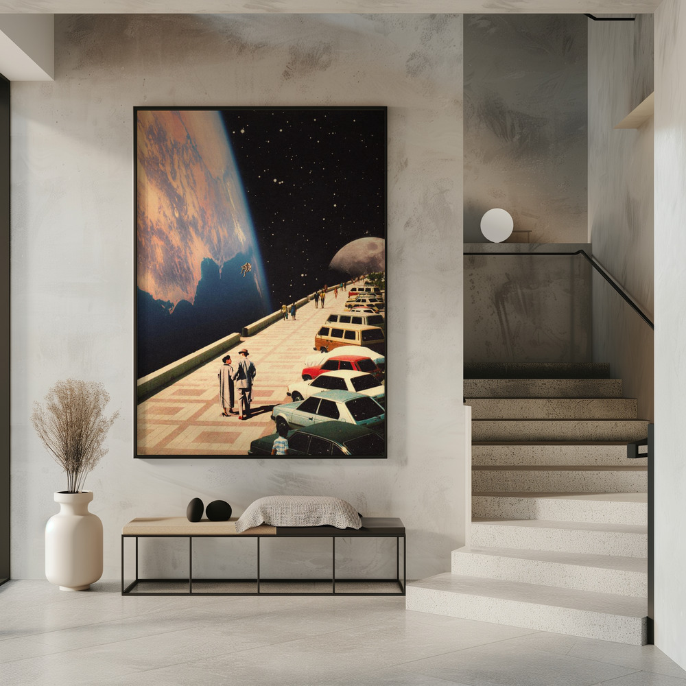 Poster - Space Promenade in entrance