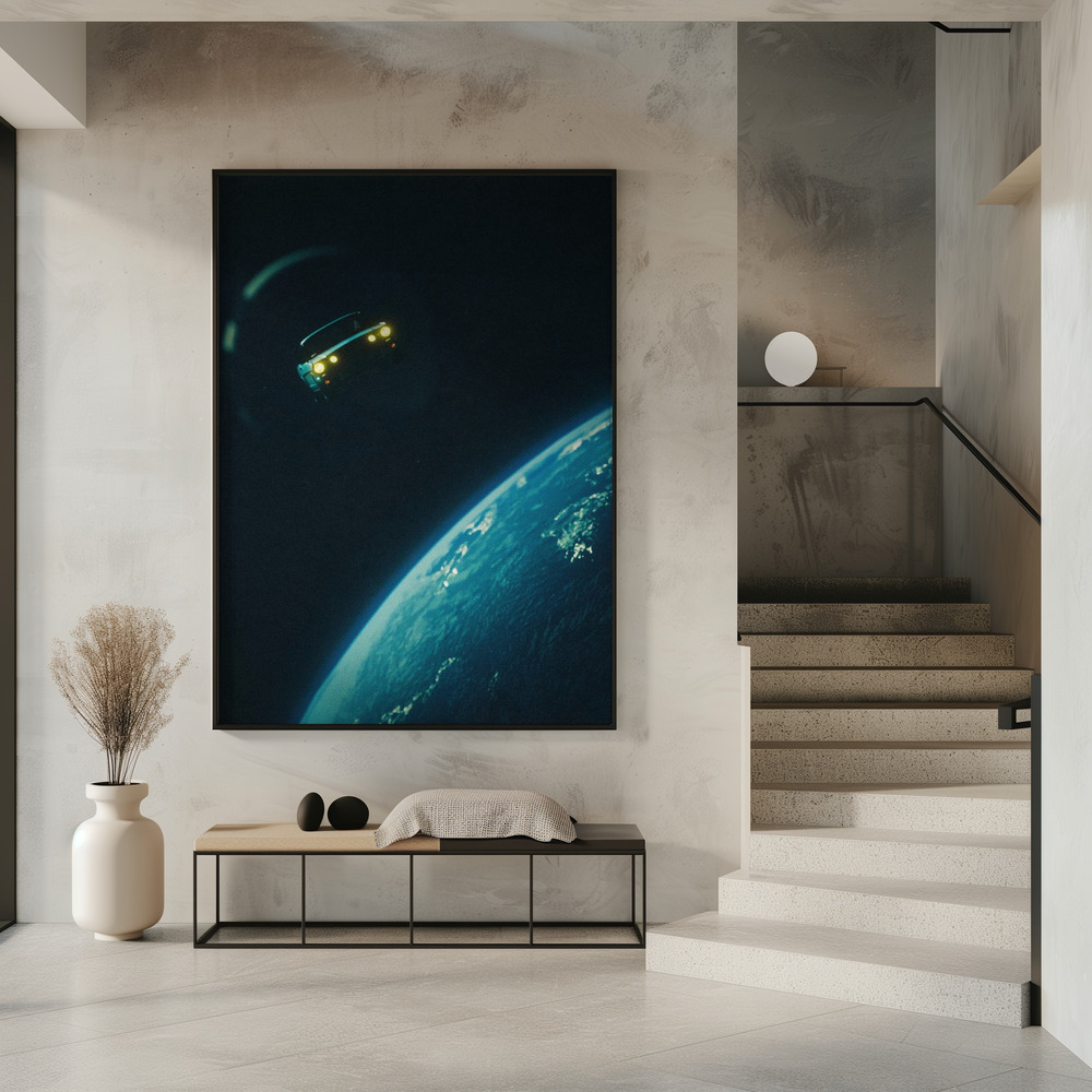 Juliste - Road Trip In Space sisäänkäynnillä