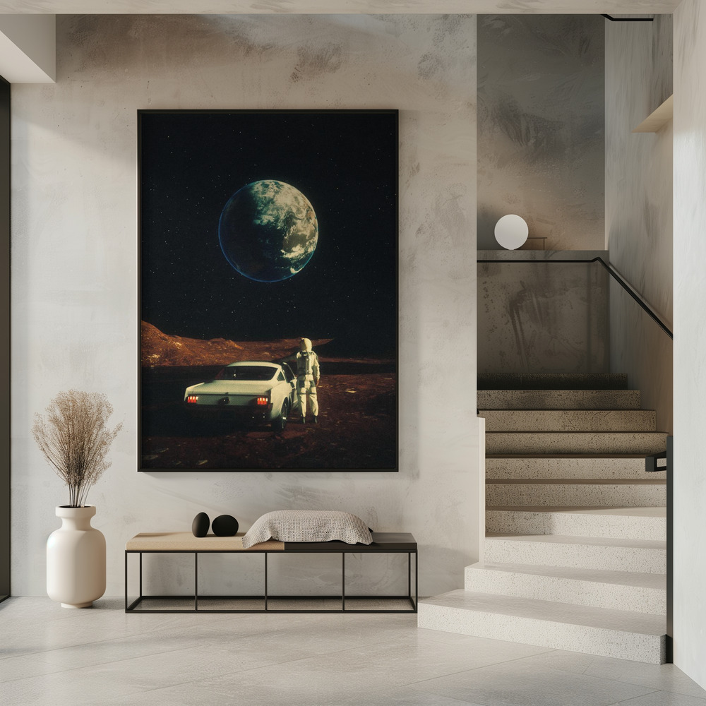 Poster - Far From Home in entrance