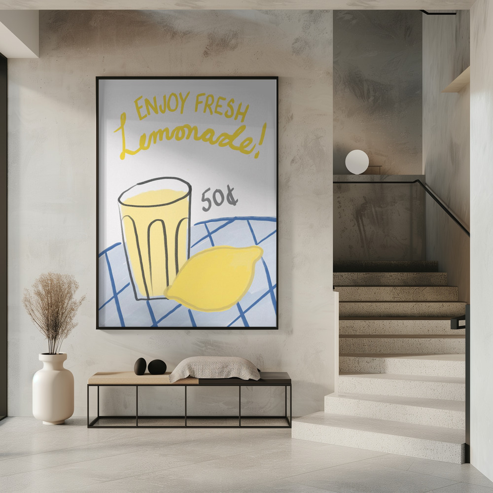 Poster - Fresh Lemonade in entrance