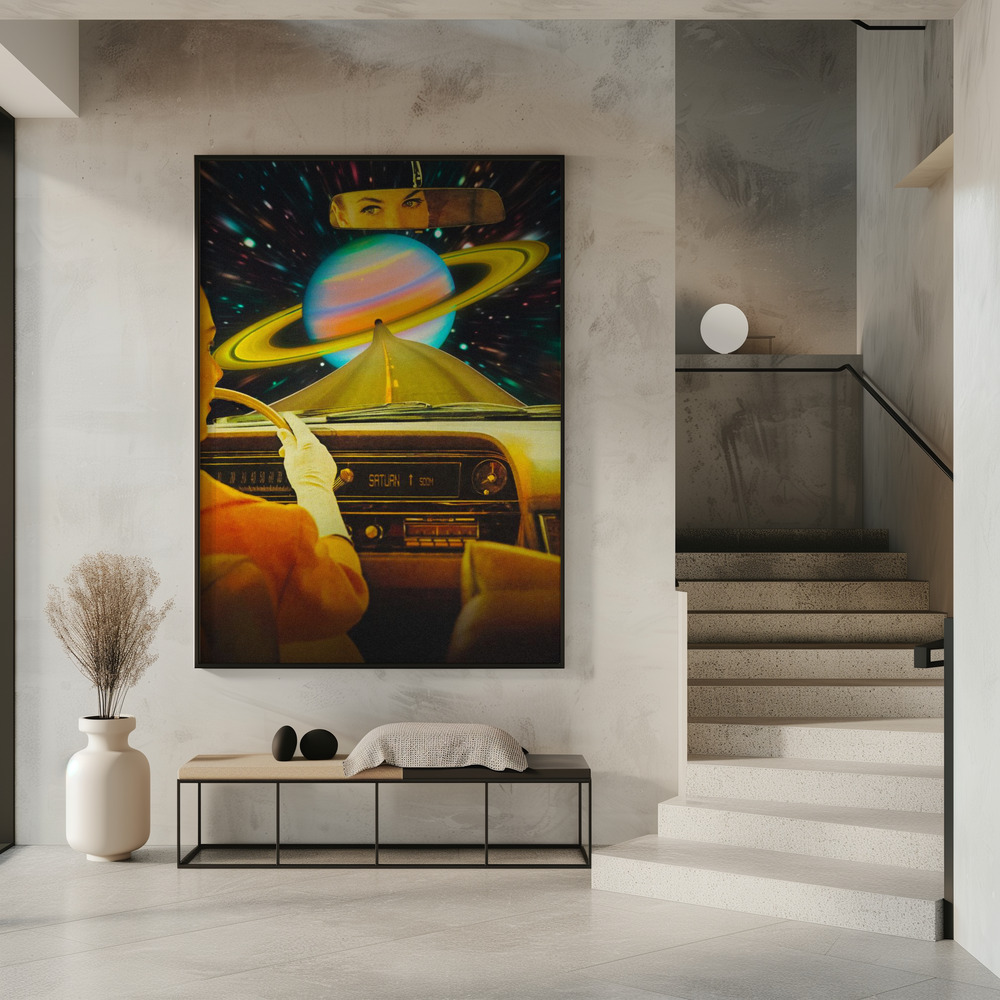 Poster - Saturn Commute in entrance
