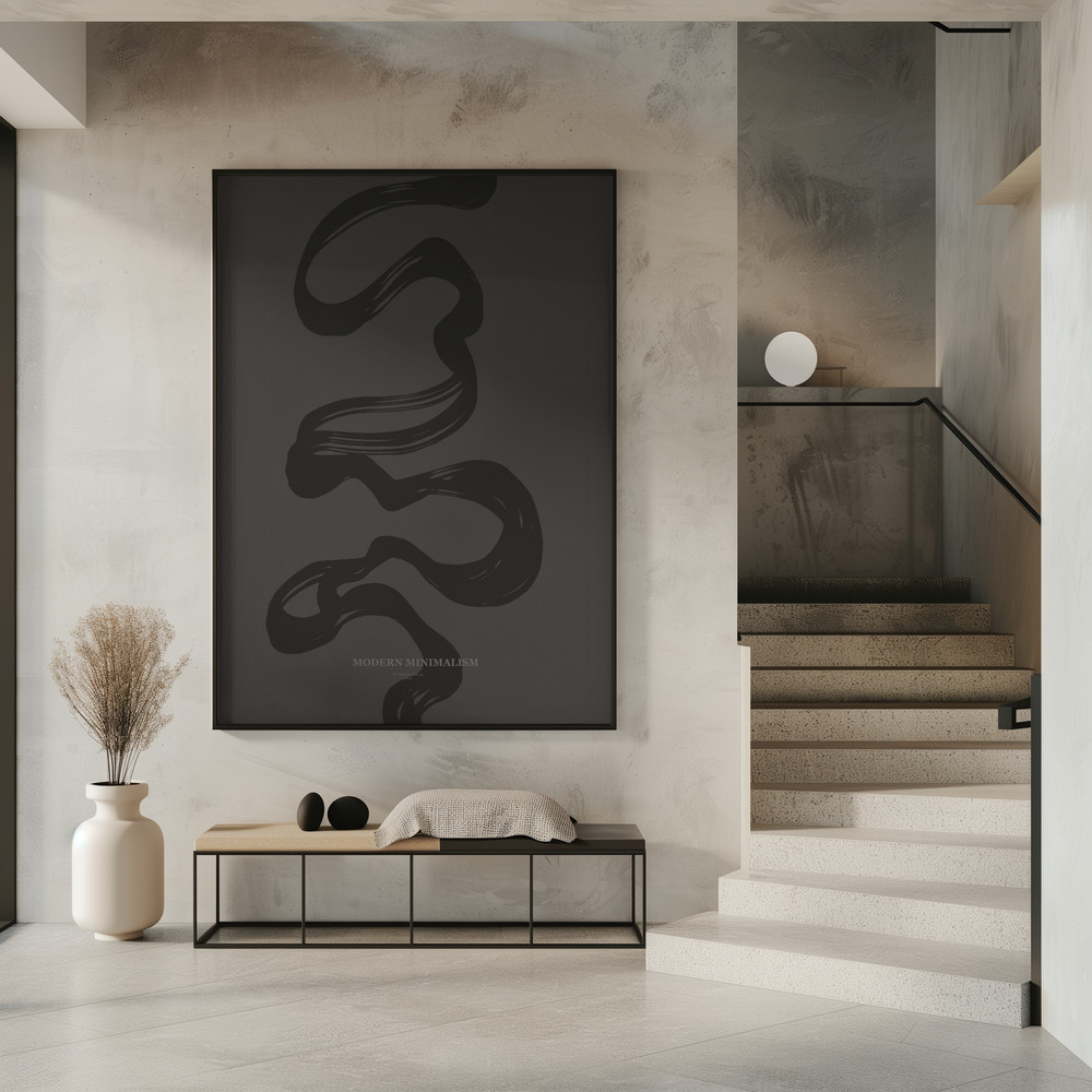 Póster - Modern Minimalism en la entrada