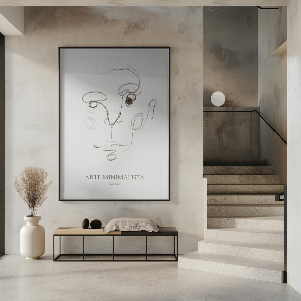 Poster - Arte Minimalista im Eingang