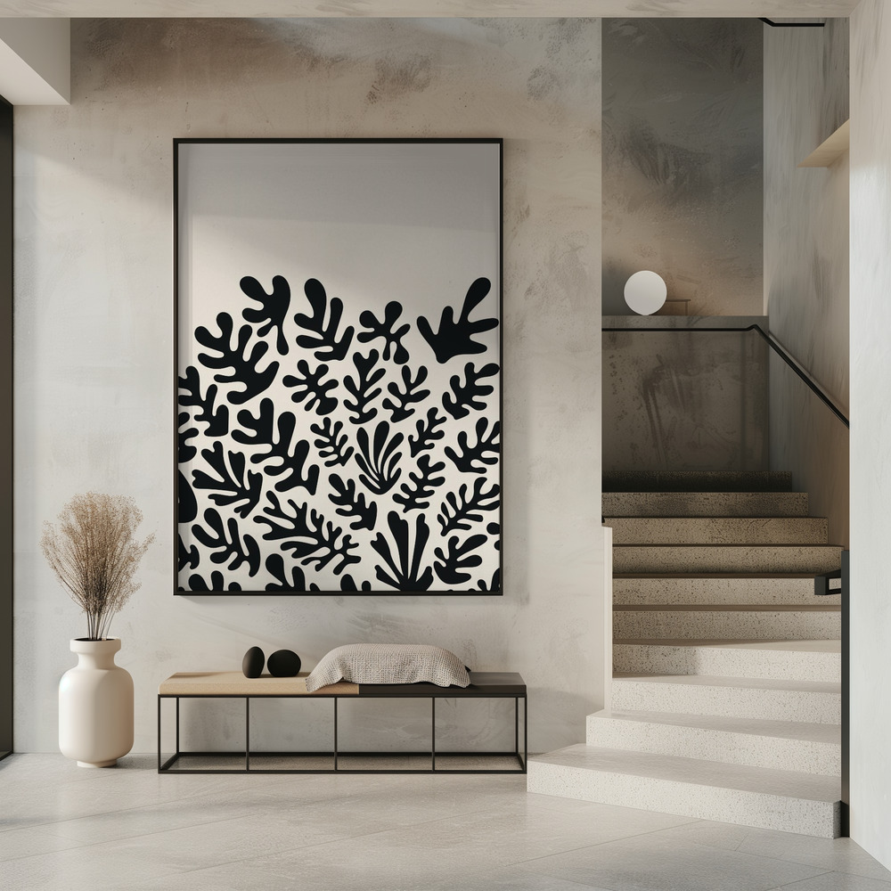 Poster - Henri Matisse Black Algae Collection #2 in entrance