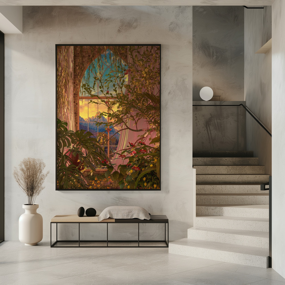 Poster - Window to the Enchanted Garden in entrance